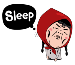 Little girl in Riding Hood sticker #1330133