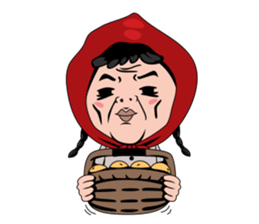 Little girl in Riding Hood sticker #1330137