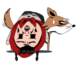 Little girl in Riding Hood sticker #1330140