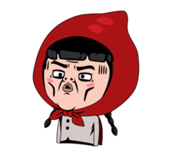 Little girl in Riding Hood sticker #1330142