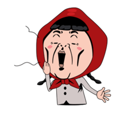 Little girl in Riding Hood sticker #1330144