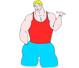 beef cake  Randy sticker #1330432