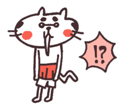 Oyaji Cat sticker #1330619