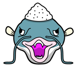 Salty catfish "Bami-chan" sticker #1330629