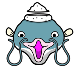 Salty catfish "Bami-chan" sticker #1330632