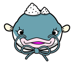 Salty catfish "Bami-chan" sticker #1330634