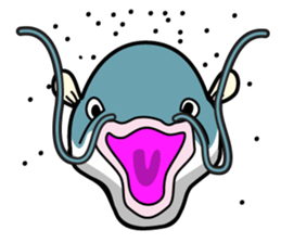 Salty catfish "Bami-chan" sticker #1330638