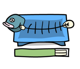 Salty catfish "Bami-chan" sticker #1330655