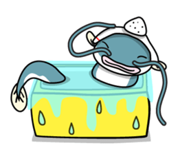 Salty catfish "Bami-chan" sticker #1330663