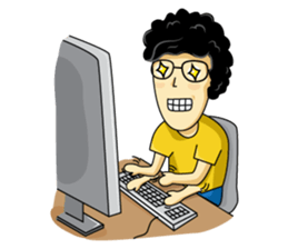 Mr. Nerd sticker #1330917