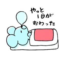 The one day of a mouse. sticker #1331400