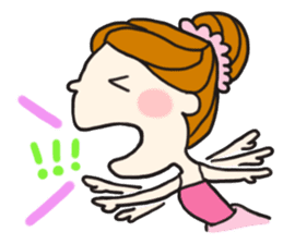 pretty ballerina sticker #1332122