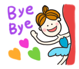pretty ballerina sticker #1332145