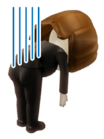 3D businesswoman sticker sticker #1332473