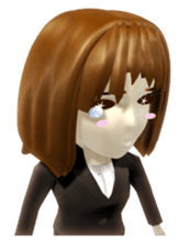3D businesswoman sticker sticker #1332483