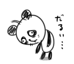 sloth panda sticker #1332606