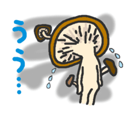 Shii-taro Shiitake mushroom Boy sticker #1332745