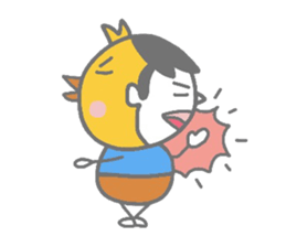 Boy pat appearance from the other side. sticker #1334867