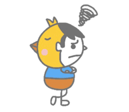 Boy pat appearance from the other side. sticker #1334870