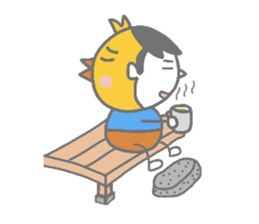 Boy pat appearance from the other side. sticker #1334874