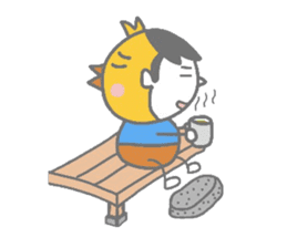 Boy pat appearance from the other side. sticker #1334874