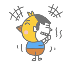 Boy pat appearance from the other side. sticker #1334876