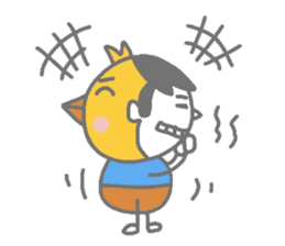 Boy pat appearance from the other side. sticker #1334876