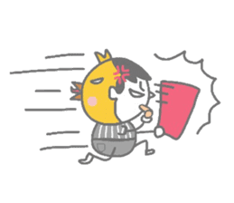 Boy pat appearance from the other side. sticker #1334879