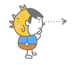 Boy pat appearance from the other side. sticker #1334881