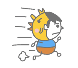 Boy pat appearance from the other side. sticker #1334885