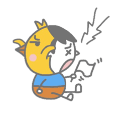 Boy pat appearance from the other side. sticker #1334889