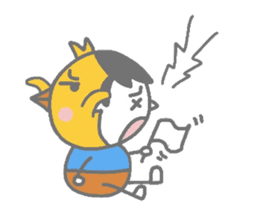 Boy pat appearance from the other side. sticker #1334889