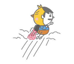 Boy pat appearance from the other side. sticker #1334890