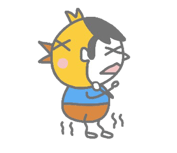 Boy pat appearance from the other side. sticker #1334891