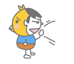 Boy pat appearance from the other side. sticker #1334892