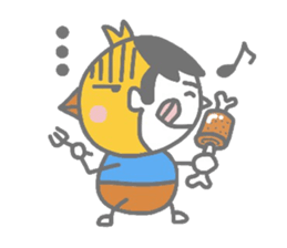 Boy pat appearance from the other side. sticker #1334896