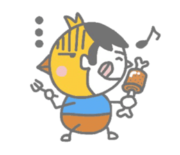 Boy pat appearance from the other side. sticker #1334896