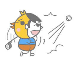 Boy pat appearance from the other side. sticker #1334904