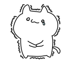 Cat playful little sticker #1335481