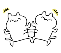 Cat playful little sticker #1335482