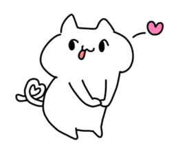 Cat playful little sticker #1335487