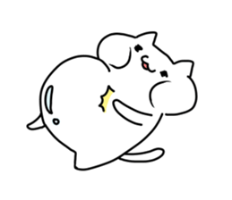 Cat playful little sticker #1335492