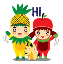 Pine+Apple & Mango (Love is beautiful) sticker #1336106