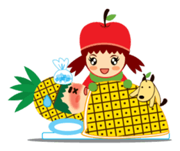 Pine+Apple & Mango (Love is beautiful) sticker #1336114