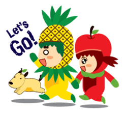 Pine+Apple & Mango (Love is beautiful) sticker #1336122