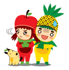 Pine+Apple & Mango (Love is beautiful) sticker #1336127