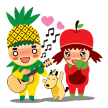 Pine+Apple & Mango (Love is beautiful) sticker #1336130