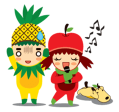 Pine+Apple & Mango (Love is beautiful) sticker #1336131