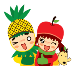 Pine+Apple & Mango (Love is beautiful) sticker #1336134