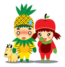 Pine+Apple & Mango (Love is beautiful) sticker #1336135